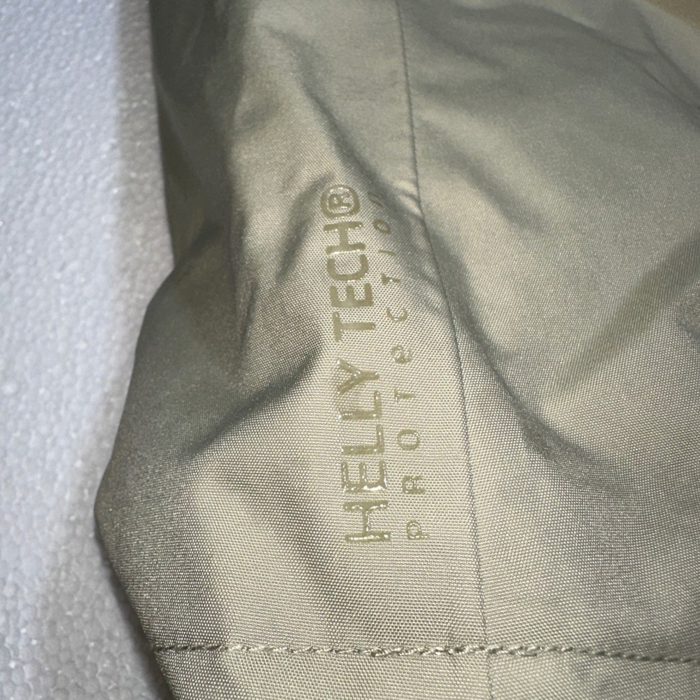 Helly Hansen Welsey II Trench Coat Womens XL Light Beige Waterproof 53247-463 - Picture 11 of 16